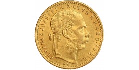 8 Forint - 20 Francs François Joseph Ier - Hongrie