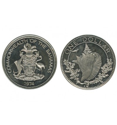 1 Dollar Bahamas Argent