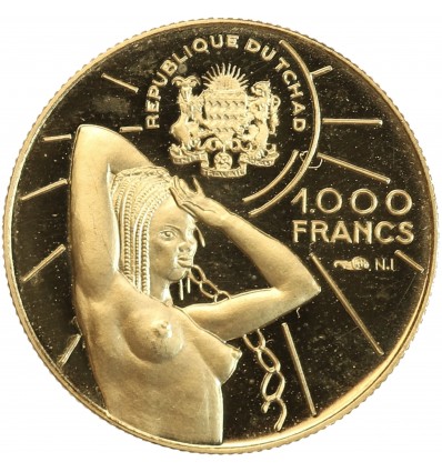 1000 Francs 10ème Anniversaire de l'Indépendance - Tchad