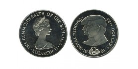 10 Dollars Bahamas Argent