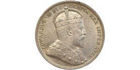 25 Cents Edouard VII - Canada Argent