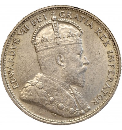 25 Cents Edouard VII - Canada Argent