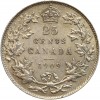 25 Cents Edouard VII - Canada Argent