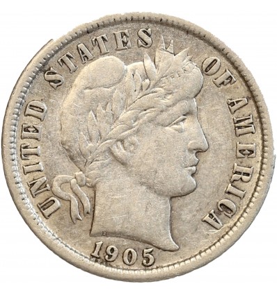 1 Dime Barber - Etats-Unis Argent