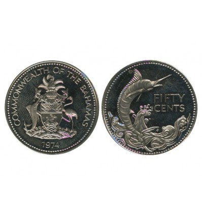 50 Cents Bahamas Argent