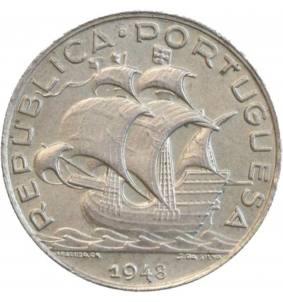 5 Escudos Portugal Argent