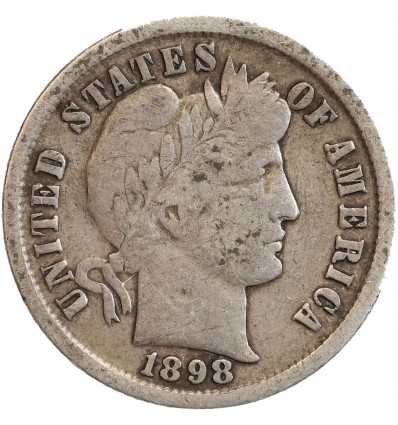 1 Dime Barber - Etats-Unis Argent