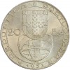 20 Escudos - Portugal Argent