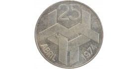 Pièce de 250 escudos en argent commémorant la révolution des oeillets du 25 avril 1974