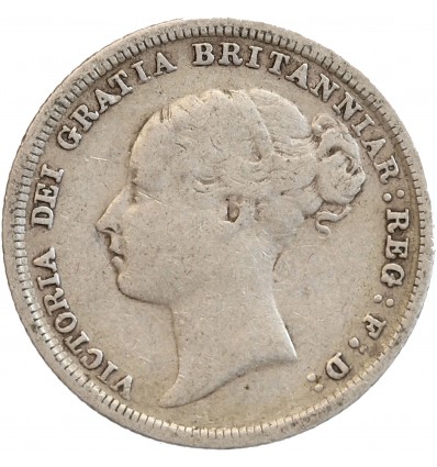 6 Pence Victoria - Grande Bretagne Argent