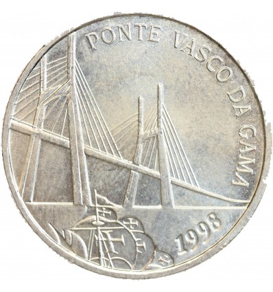 500 Escudos le Pont Vasco de Gama - Portugal Argent