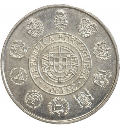 1000 Escudos Portugal Argent