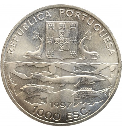 1000 Escudos Portugal Argent