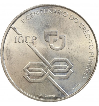 1000 Escudos Le Crédit Public - Portugal Argent