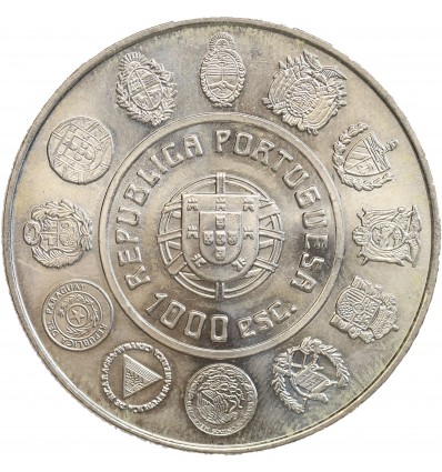 1000 Escudos Portugal Argent