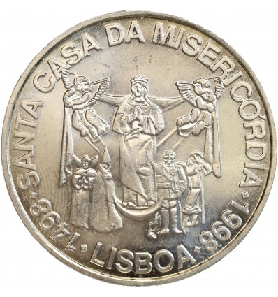 1000 Escudos Eglise de la Miséricorde - Portugal Argent