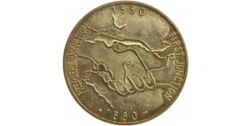 Médaille Tunnel sous la Manche en cupro-nickel