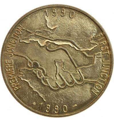 Médaille Tunnel sous la Manche en cupro-nickel