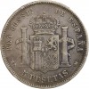 5 Pesetas Alphonse XIII - Espagne Argent