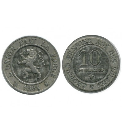 10 Centimes Légende Française Belgique