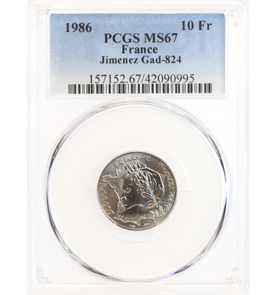 10 Francs République - PCGS MS67