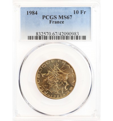 10 Francs Mathieu - PCGS MS67