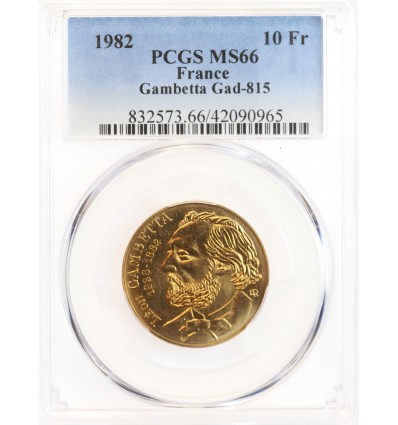 10 Francs Gambetta - PCGS MS66