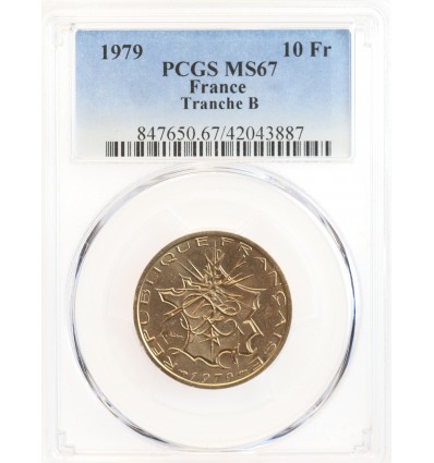 10 Francs Mathieu Tranche B - PCGS MS67