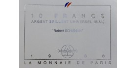 10 Francs Schuman Argent