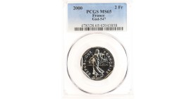 2 Francs Semeuse Nickel - PCGS MS65