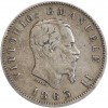 1 Lire Victor Emmanuel II - Italie Argent Italie Réunifiée