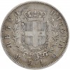 1 Lire Victor Emmanuel II - Italie Argent Italie Réunifiée