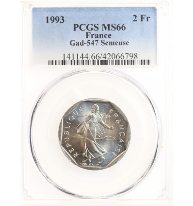 2 Francs Semeuse Nickel - PCGS MS66