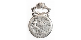 Médaille en Argent République Française Ministère de l'Intérieur "OCTROI"