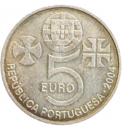5 Euros Couvent du Christ à Tomar - Portugal Argent