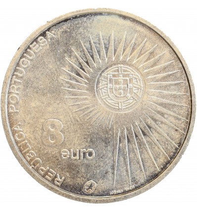 8 Euros Elargissement de l'Union Européenne - Portugal Argent
