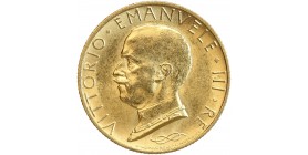 100 Lires Victor Emmanuel III - Italie Réunifiee