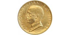 100 lires Victor Emmanuel III - Italie Réunifiée