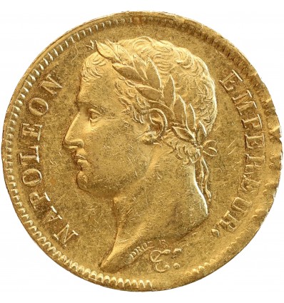 40 Francs Napoléon Ier Tête Laurée Revers Empire