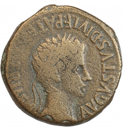 Bronze Provincial Règne d'Auguste - Revers Couronne - Empire Romain
