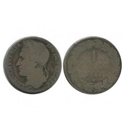 1 Franc Leopold Ier Belgique Argent