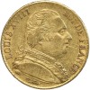 20 Francs Louis XVIII Buste Habillé