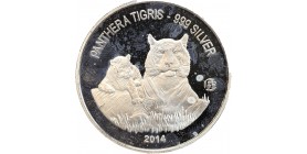 1000 Kip Les Tigres - Laos Argent