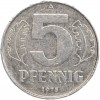 5 Pfennig - Allemagne Démocratique