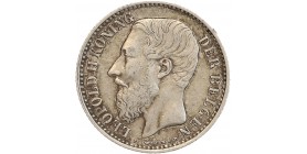 1 Franc Léopold II Légende Flamande - Belgique Argent