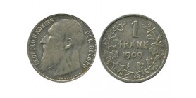 1 Franc Leopold II Légende Flamande Belgique Argent