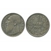 1 Franc Leopold II Légende Flamande Belgique Argent
