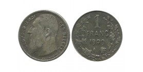1 Franc Leopold II Légende Française Belgique Argent