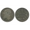 1 Franc Leopold II Légende Française Belgique Argent