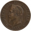 2 Centimes Napoléon III Tête Laurée